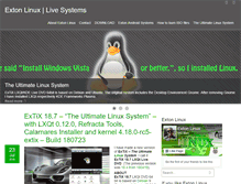 Tablet Screenshot of linux.exton.net